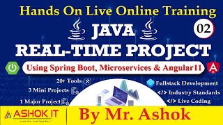 JAVA Real-Time Project | Session - 2 | Online Training | By Mr. Ashok | Ashok IT