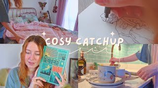 life lately ☕︎❀ ~ chatty vlog, drawing, reading, writing, rejection \u0026 \