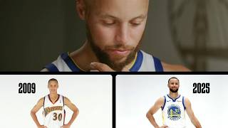 Stephen Curry reacts to photos from his first media day in the NBA 📸 | NBA Today