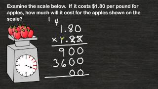 Word Problems - Multiplying Decimals
