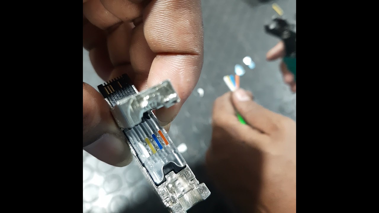 How To Connect Profinet Cable With Connector Youtube