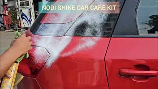 Nodi Shine Car Care Kit | Waterless Coating, Dashboard Shiner, Stain Remover and Sponge