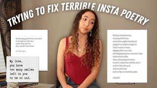 Published Poet Tries to Fix Terrible Insta Poetry