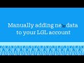 onboarding tips for new lgl accounts