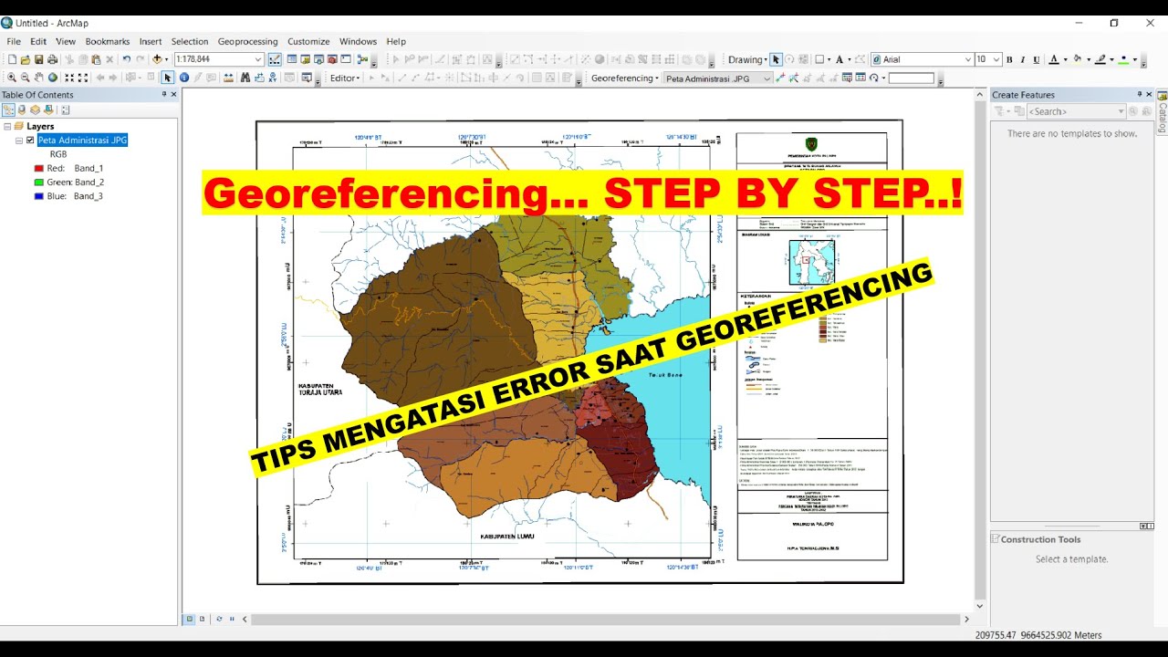 Part I Georeferencing Arcgis Youtube