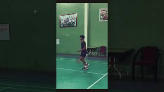 OVERHEAD JUMP SMASH 😱🤩#badminton #ytshorts #shorts #1millionviews #2025