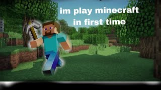 im play minecraft  in fisrt time