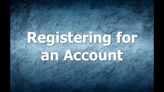 Registering for a PMP Account