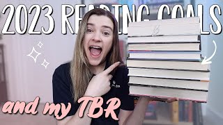 2023 Reading Goals and TBR ✨
