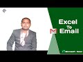 How to Send Email from Excel || Fully Dynamic Emails from Excel with a SINGLE FORMULA!|| by Hari Sir