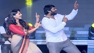 VIDEO : Prabhas Dance On Stage  - Anushka Shetty - SS Rajamouli - Baahubali 2 Trailer Released