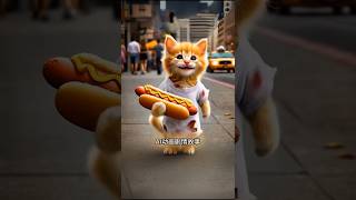 Monu Bought Burger🍔 And Was Very Happy 😊#catsoftiktok #catlovers #cat #cute #funnycats   #catcartoon