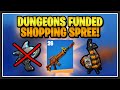 NO DISCHARGER! Dungeons SHOPPING SPREE on the Noob Account!