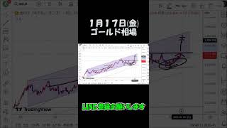 1月17日ゴールド最新予想切り抜き【海外FX/仮想通貨】 #shorts