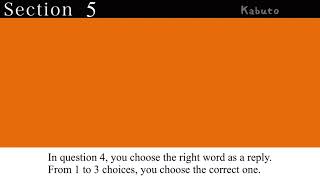 【JLPT N5 Question format】5-4.Listening:即時応答