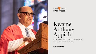 Kwame Anthony Appiah delivers Class of 2023 Baccalaureate address