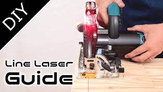 【DIY】丸ノコに自作のラインレーザーを組んだ結果・・・How to make Circular saw line laser