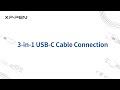 3-in-1 USB-C Cable Connection