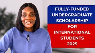 Fully Funded Undergraduate Scholarship for International Students #school #fully #undergraduate