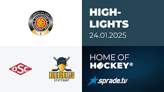 24.01.2025 - Highlights - Deggendorfer SC vs. Stuttgart Rebels