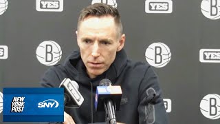 Steve Nash reacts to Harden-Simmons trade | Nets Pre Game | SNY