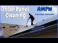 AMPW Pressure Washing Cleaning Solar Panels with a J Racenstein Rotary Brush