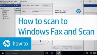 Scanning to Windows Fax and Scan | HP Printers | HP