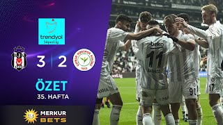Merkur-Sports | Beşiktaş (3-2) Çaykur Rizespor - Highlights/Özet | Trendyol Süpe