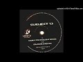 Subject 13 - Blacksteele