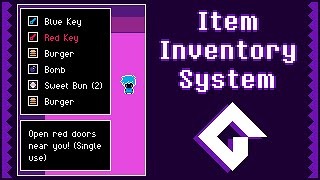 Full Item and Item Inventory System in GMS2!