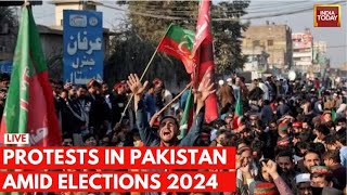 Pakistan Election Results 2024 LIVE: Protests Erupt In Pakistan Amid Pakistan Elections 2024 | Pak