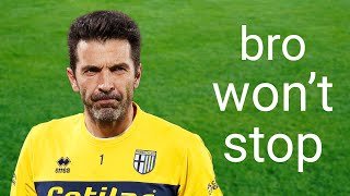 45yo Buffon keeps saving his teammates' a**es at Parma...
