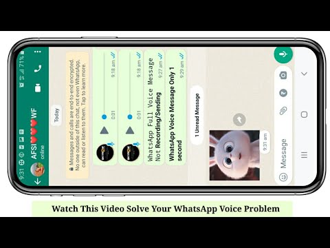 How To Solve Whatsapp Voice Message 1 Second Only | WhatsAPP Voice ...