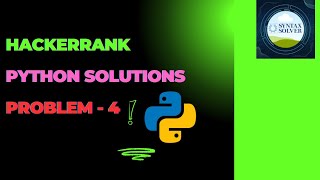 #4: Python: Division | Hackerrank Python Solutions #hackerranksolutions #hackerrankchallenges#python