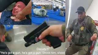 Body Cam: Mastermind Walmart Thief Shot In The Head By Deputy. Orange County Sheriff Jan. 19-2022