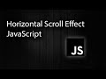 Horizontal Text Scroll Effect With JavaScript