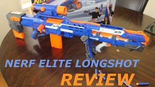 [REVIEW] Nerf N Strike Elite Longshot CS-6 Unboxing, Review and Firing Test (Nerf Longshot CS-6)