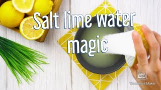 SALT WATER AND  LIME  FLUSH OUT FATS  AND BELLY  FATS (LIME\u0026SALTMAGIC)