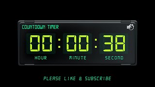 38 SECONDS TIMER - 1080p - COUNTDOWN TIMER