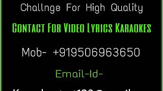 Dil Kya Kare Jab Kisi Ko Kisi Se Pyar Karaoke High Quality Video Lyrics