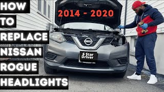 HOW TO REPLACE 2014 - 2020 NISSAN ROGUE HEADLIGHTS
