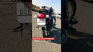 Bullet Electra Vs Standard | Which is Best | Sound Comparison | B 4 Bullet | #shorts #youtubeshorts