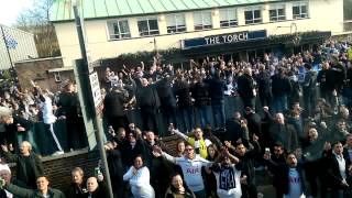 Tottenham Yids at The Torch pub Wembley 1st March 2015 Capital One Cup final day