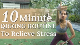 Best Qigong Flow To Relieve Stress | Quick & EASY 🎋