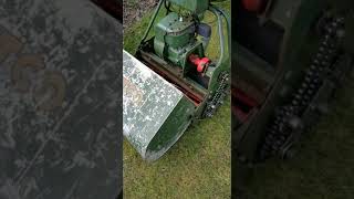 Vintage lawnmower ATCO refurbished cylinder reel lawn mower #shorts #lawnmower #mower #turf