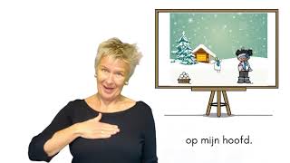 ©Witte vlokjes - met gebaren,  thema WINTER, liedje voor kleuters en peuters