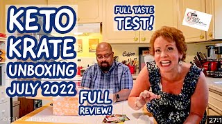 Keto Krate Unboxing JULY 2022 | New Keto Products | #ketoproducts #ketokrate (V2)