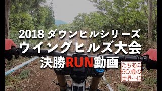 POV RACE RUN ダウンヒルシリーズ ウイングヒルズ大会 決勝RUN動画