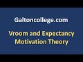 Vroom and Expectancy Motivation Theory