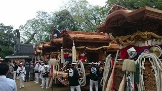 平成28年10月2日　堺だんじり祭り 菱木地区(本宮)　午前曳行(菱木神社宮出)